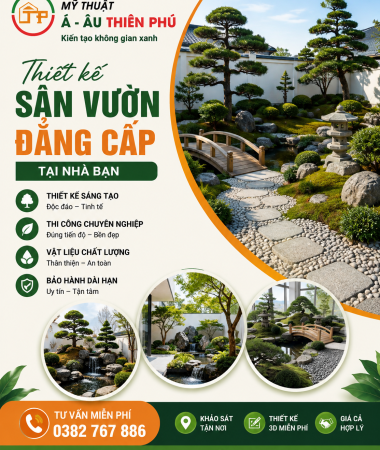 Thiết Kế Sân Vườn Long An