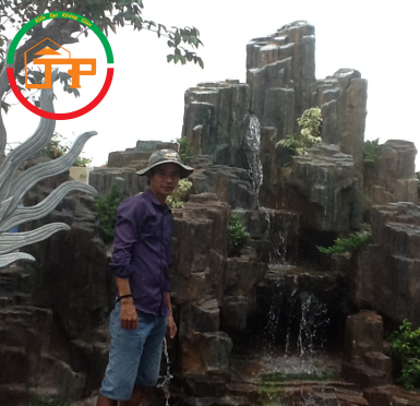 hòn non bộ xi măng