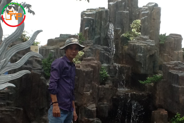 hòn non bộ xi măng