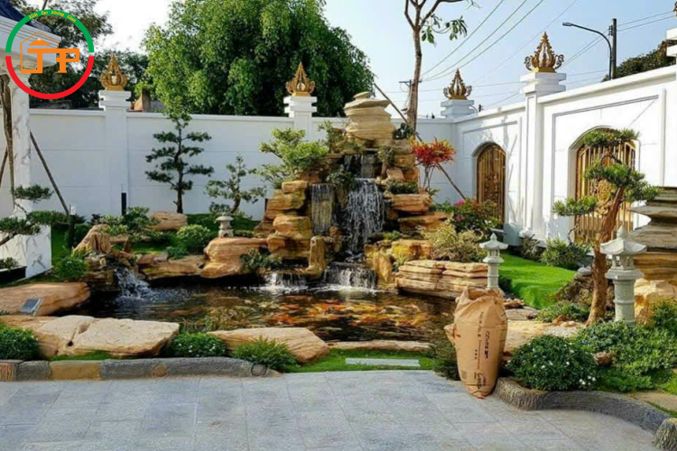 NON BỘ SÂN VƯỜN HỒ CÁ COI