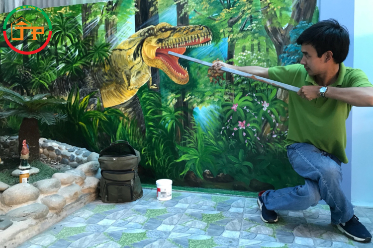 TRANH 3D KHỦNG LONG